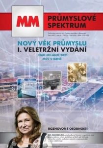 Článek v zářijovém vydání časopisu MM Průmyslové Spektrum