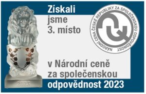 ZÍSKALI JSME ocenění: společensky odpovědná organizace III. stupně